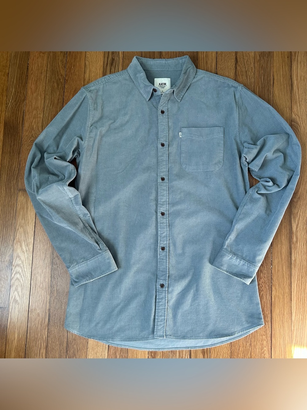 Katin Men's XL X-Large Granada Long Sleeve Corduroy Shirt